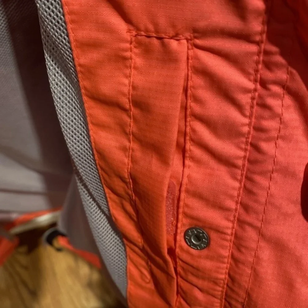 Free Country Women's L Orange/gray Athletic Jacket‎ 3642